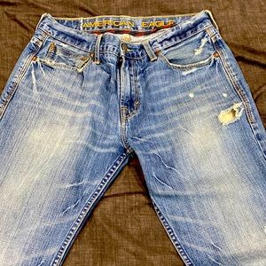 American Eagle Low Rise Slim Straight 32/30